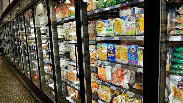 Frozen food aisle