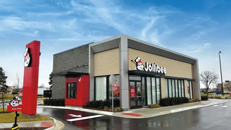 Exterior of the first Jollibee location in the state of Michigan