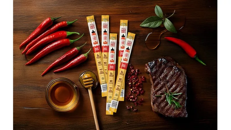 Tillamook Country Smoker Beef Sticks infused with Mike's Hot Honey