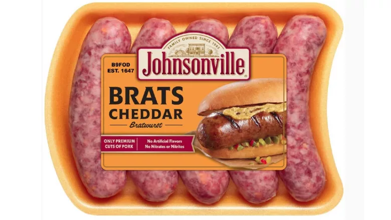 Recalled bratwurst product