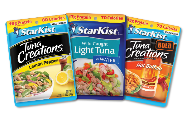 StarKist single-serve tuna pouch offerings