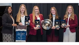 Texas A&M University wins the 76th USPOULTRY Foundation Ted Cameron National Poultry Judging Contest overall team and individual competitions.