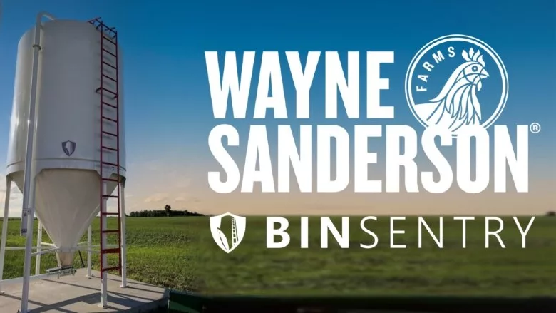 Wayne-Sanderson Farms and BinSentry partnership