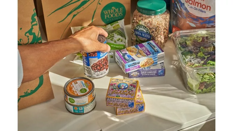 MSC ecolabel on seafood packaging