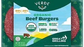 Verde Farms Organic Beef Burgers