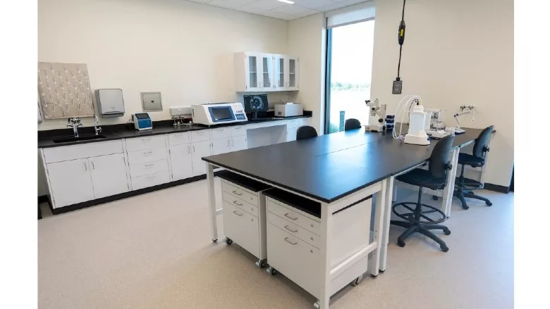 Lab setup at the Animal Reproductive Biotechnology Center