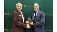 Michael Uetz receives the 2025 NDSU College of Agriculture, Food Systems, and Natural Resources Distinguished Alumni Award