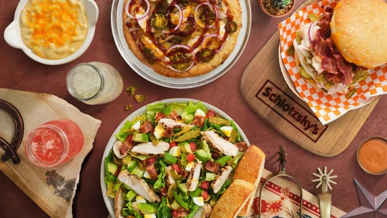Schlotzsky's barbecue menu
