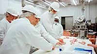Students in the UNL Meat Science Club participate in a Sausage Making 101 course in the Animal Science Complex in February 2022. Students in the UNL Meat Science Club participate in a Sausage Making 101 course in the Animal Science Complex in February 2022.