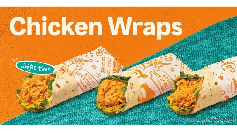 Popeyes Chicken Wraps