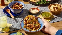 Ground pork tacos