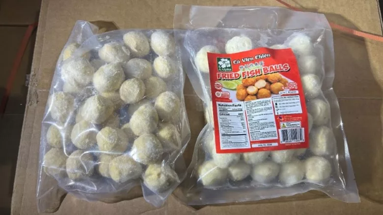 Recalled fish product