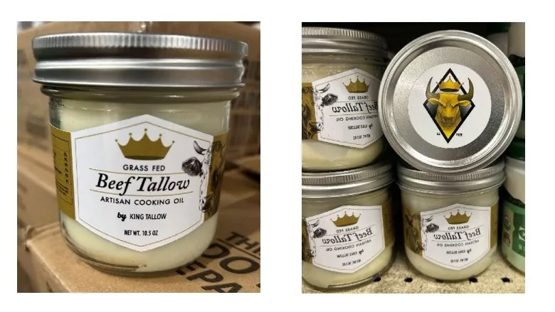 Recalled beef tallow products