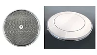 Round and Pretensioned Separator Screen (left) and Ultrasonic Screen