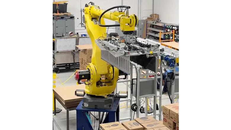 Robotic palletizer