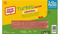 Recalled turkey bacon product