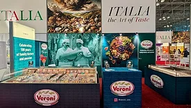 Veroni booth at the Summer Fancy Food Show