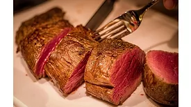 Sliced steak