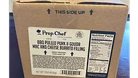 Barbecue pulled pork and pulled pork burrito filling