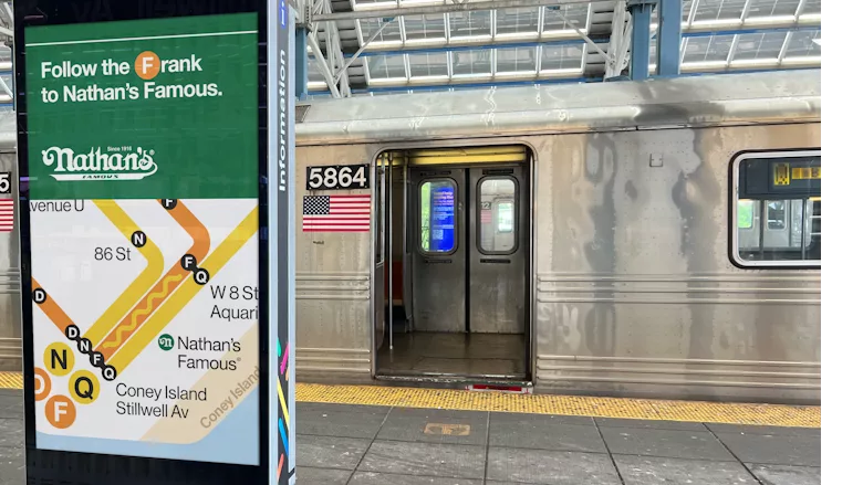 Nathan's subway promotion