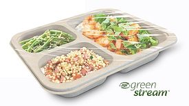 GreenStream fiber trays for packaged meals