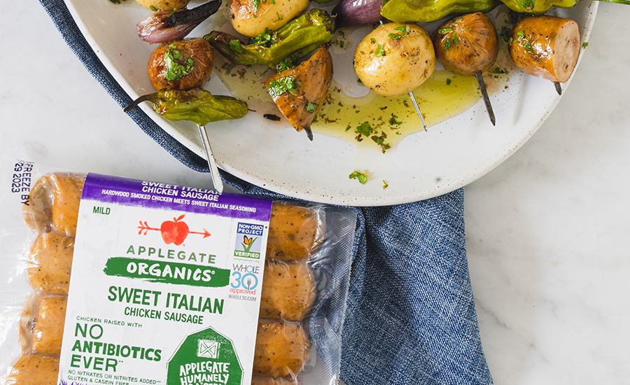 Italian Sausage Skewers