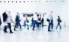 a trade show or trade fair