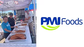 Mercy Chefs volunteers prepare PMI Foods short ribs for flood victims and first responders.