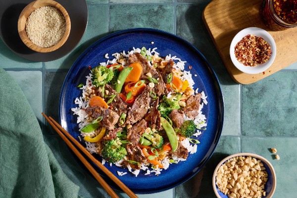 Asian beef stir fry