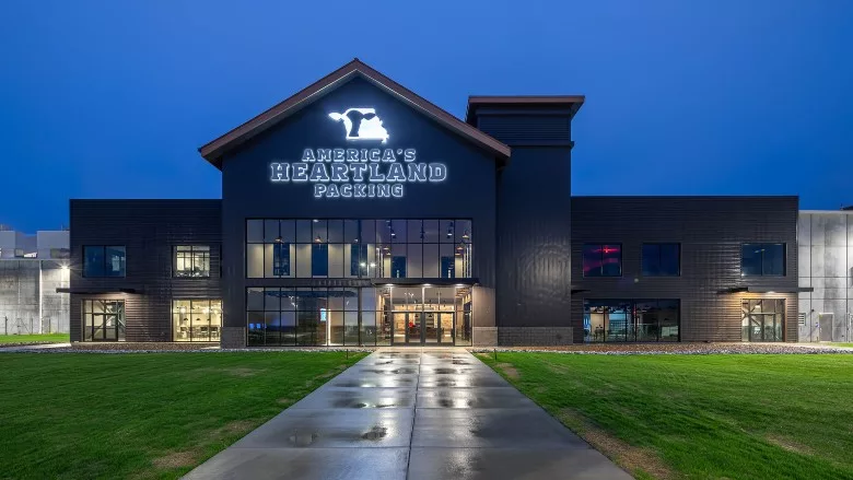 LEED-certified beef harvest facility