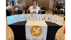 SKKB at the RMC 2025 Career Fair, showcasing the WMIN sponsors