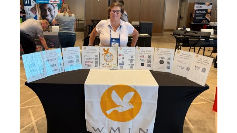 SKKB at the RMC 2025 Career Fair, showcasing the WMIN sponsors