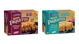 Premium Taquitos in Birria Beef and Pollo Asado varieties