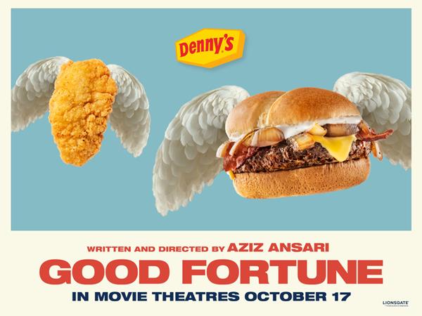 Denny's menu inspired by 'Good Fortune'