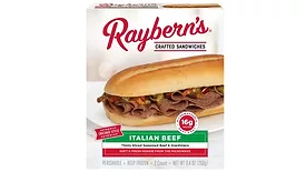 Raybern's Italian Beef sandwich
