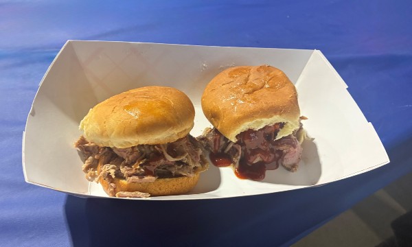 Pulled pork sliders from Wild Iris