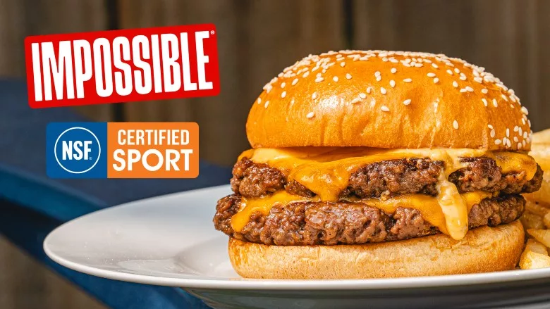 Impossible Beef and Impossible Burger: Designated as NSF Certified for Sport