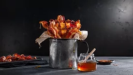 Smithfield Mike's Hot Honey Bacon strips