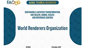 FAO Global Technical Recognition certificate