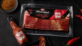 Hormel Frank's RedHot Black Label Bacon