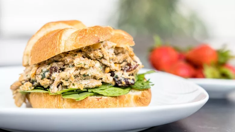 Barvecue Rotisserie Chicken Salad Sandwich