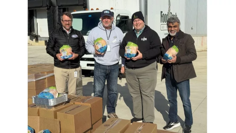 Perdue Farms, the Harry K Foundation, Food Bank of Delaware joined forces to provide holiday meals for 1,000 Delaware families and children