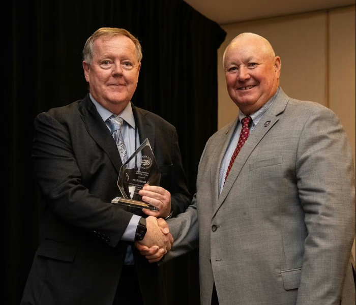 Dr. Dermot Hayes receives the USMEF Distinguished Service Award