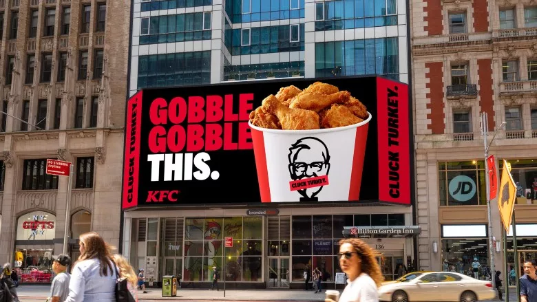 Cluck Turkey campaign