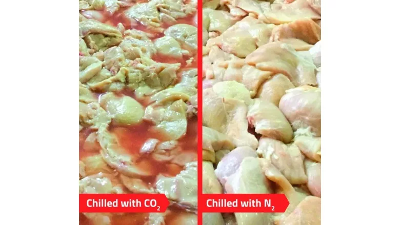 From chilling fresh poultry in combo bins to full freezing, the KwikChiller delivers high production capacity in a compact footprint.