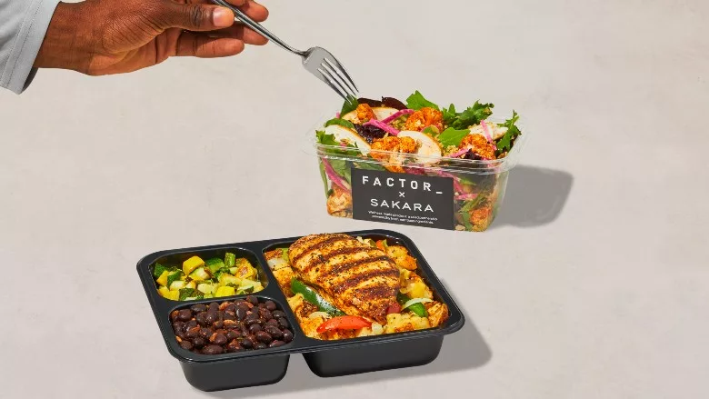 Factor x Sakara salad lineup