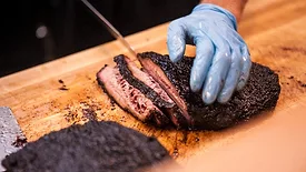 Lewis Barbecue slow-smoked USDA Prime beef brisket