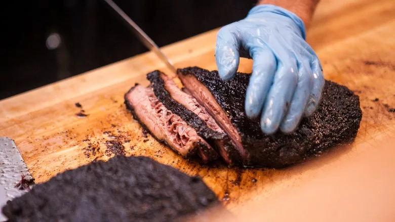 Lewis Barbecue slow-smoked USDA Prime beef brisket