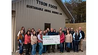 WCC staff and students with the USPOULTRY Foundation grant check.