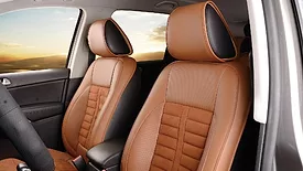 Leather car seats